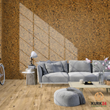Kurk24 Wandkurk 'Country Black' GEWAXT - 60 x 30 cm - 3mm dik - per m²