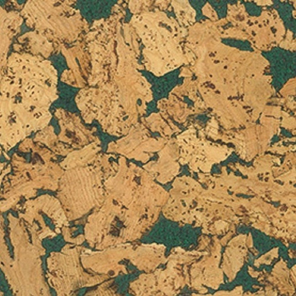 Wandkurk 'Country Green' GEWAXT - 60 x 30 cm - 3mm dik - per  m²