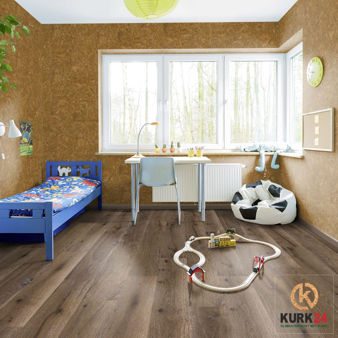 Kurk24 Wandkurk 'River' GEWAXT - 60 x 30 cm - 3mm dik - per m²
