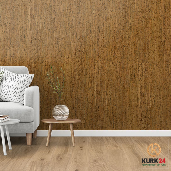 Wandkurk tegel - Amadora Premium - 60 x 30 cm - 5mm dik - GEWAXT - PER M2